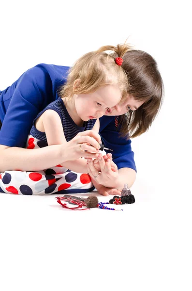 Moeder en dochter Stockfoto