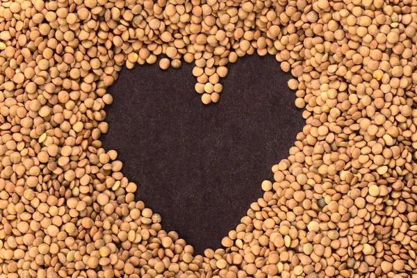 Lentils background and texture. Top view. — Stock Image Lentils Background Texture Top View Stock Photo