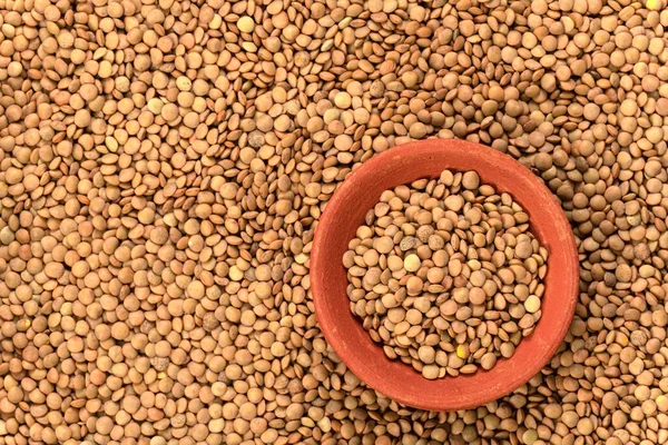 Lentils background and texture. Top view. — Stock Image Lentils Background Texture Top View Stock Picture