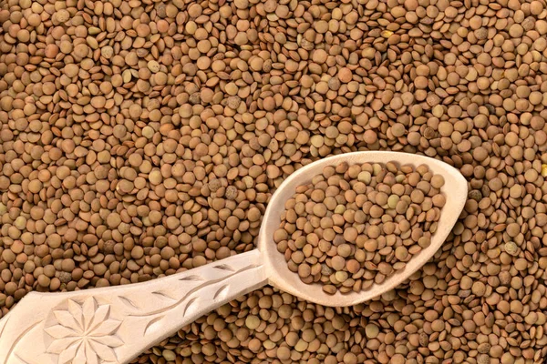 Lentils background and texture. Top view. — Stock Image Lentils Background Texture Top View Royalty Free Stock Images