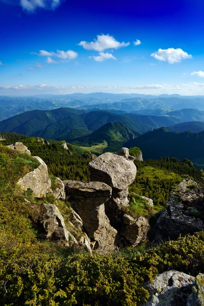 Horská krajina v Ceahlau, Rumunsko — Stock fotografie