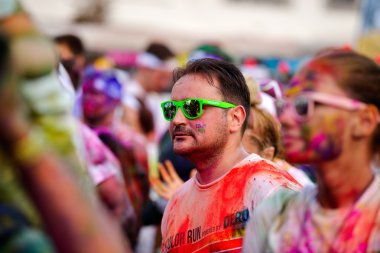 Mamaia, Köstence, Romanya - 26 Temmuz: Mamaia renk çalışması 2014, 