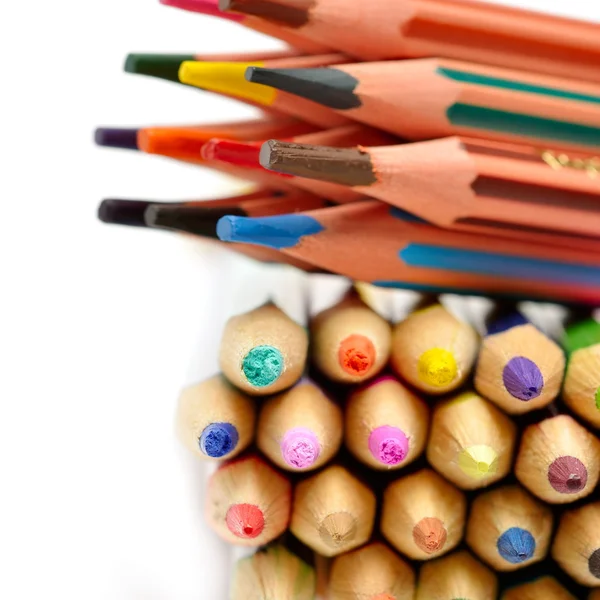 Colorful pencils close up — Stock Photo, Image