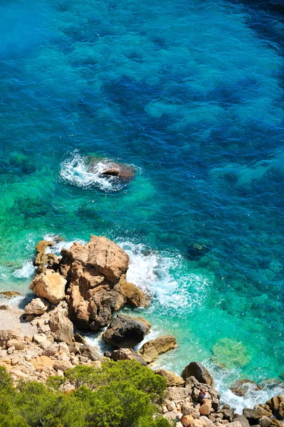 Mediterranean beach in summer — Stock Photo, Image