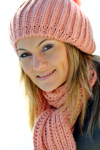 Retrato de mulher bonita — Fotografia de Stock