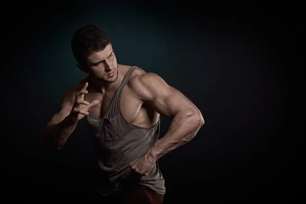 Athletic young man portrait — Stock Photo, Image