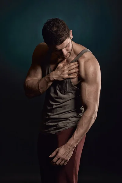 Athletic young man portrait — Stock Photo, Image