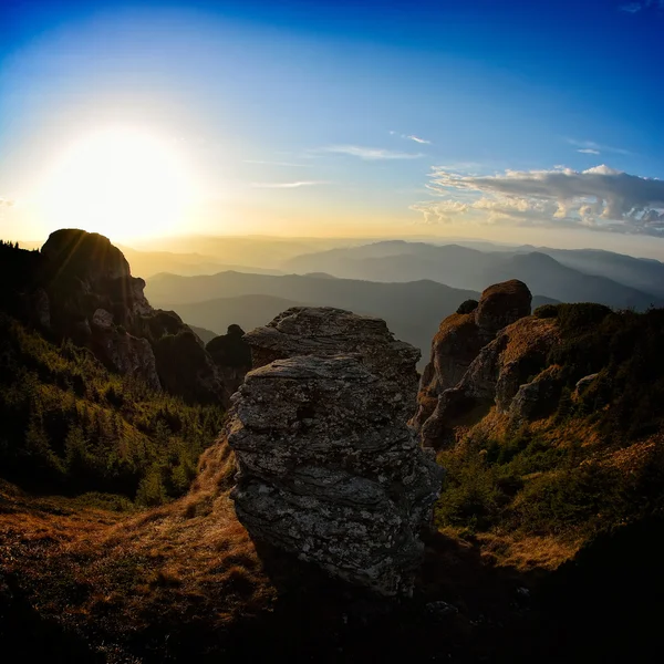 Bergslandskap i Ceahlau — Stockfoto