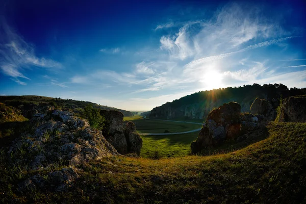 Sonbaharda dağ manzarası — Stok fotoğraf