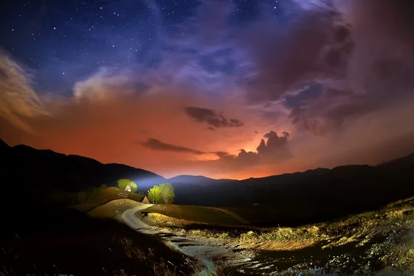 Horská krajina na podzim — Stock fotografie