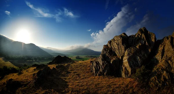 Horská krajina na podzim — Stock fotografie