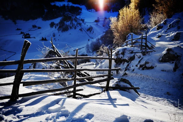 Inverno Montanha Paisagem — Fotografia de Stock