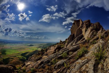 Dobrogea, Romanya güzel gökyüzü manzara