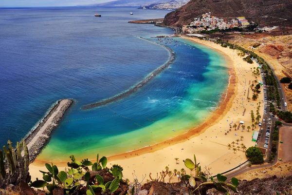 View of Las Teresitas Beach, Tenerife Island, Spain — Stock Photo, Image