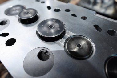 araba motoru yakın çekim