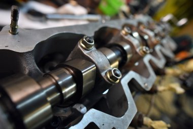 araba motoru yakın çekim