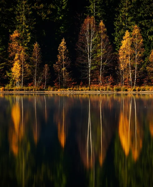 Herbstlandschaft in den Bergen — Stockfoto