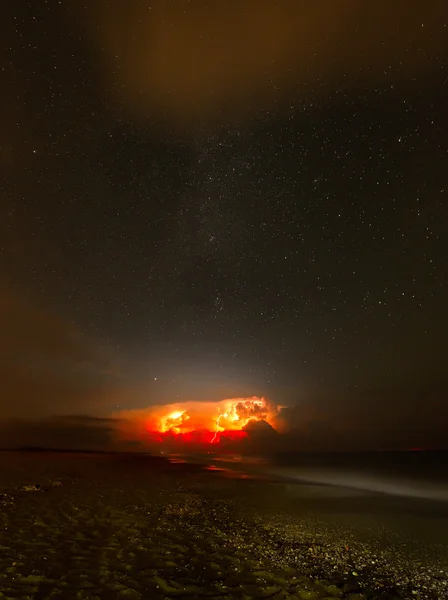 Tempête venant sur la mer — Photo