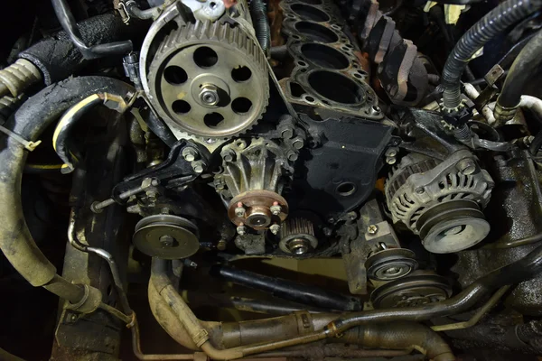 Car engine close-up — Stock Photo, Image