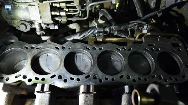 Motor de carro close-up — Fotografia de Stock