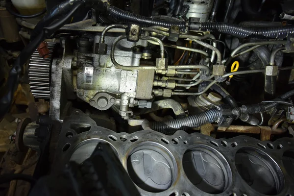 Car engine close-up — Stock Photo, Image