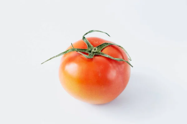 Tomate Isolado Sobre Fundo Branco Tomate Close — Fotografia de Stock