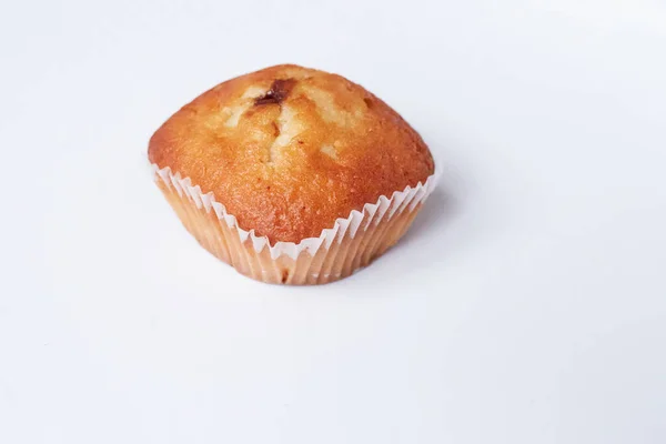 Muffin Terisolasi Pada Latar Belakang Putih — Stok Foto