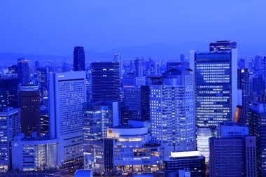 Osaka gece görünümü