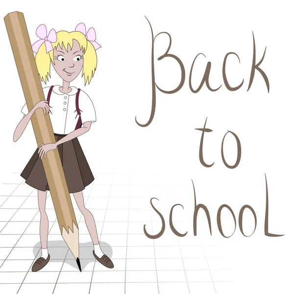 Harika kalemli öğrenci kız.