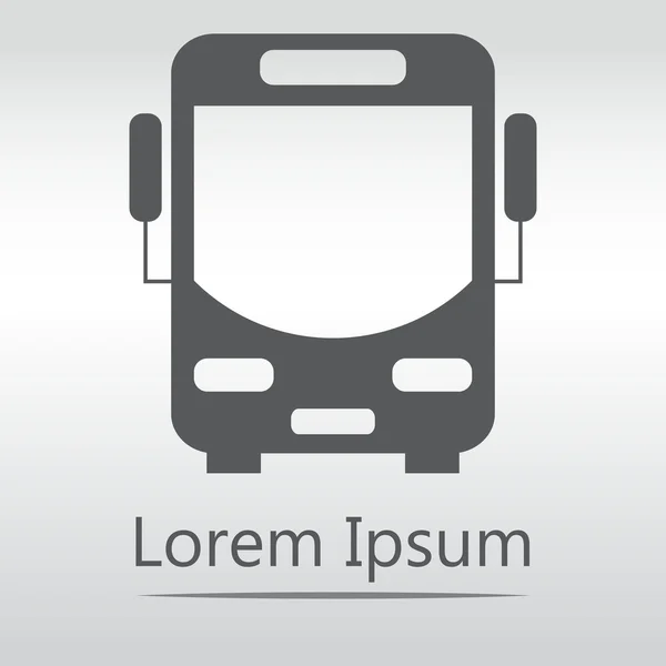 Icono de vector de bus. eps 10 — Vector de stock