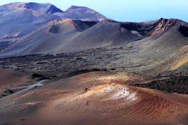 Timanfaya Milli Parkı Lanzarote Adası, İspanya