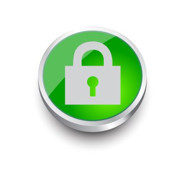 Web sitesi veya uygulama vektör eps10 için kilit simgesi.