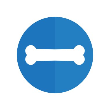 kutya csont aláírás ikonra. házi élelmiszer szimbólum.