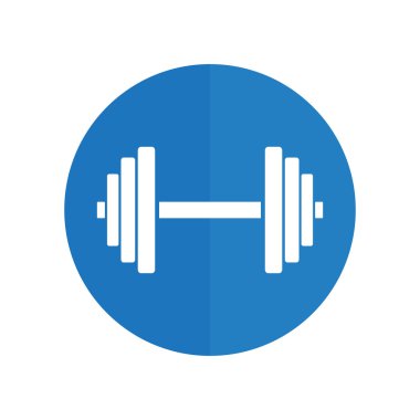 Spor spor malzemeleri. Halter - izole vektör simgesi