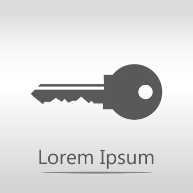 Anahtar vektör simgesi. EPS 10