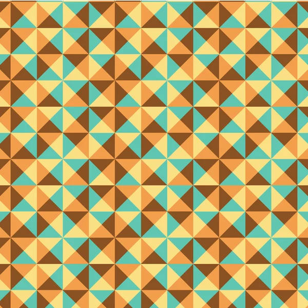 Retro-Muster geometrischer Formen. Bunte Mosaikkulisse. — Stockvektor