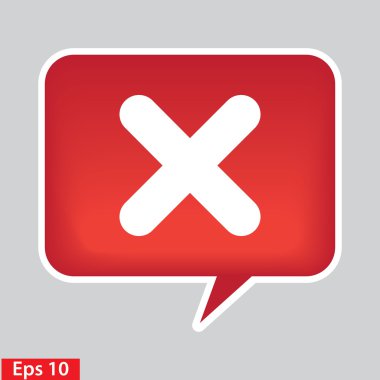 herhangi bir simge. kırmızı parlak düğme