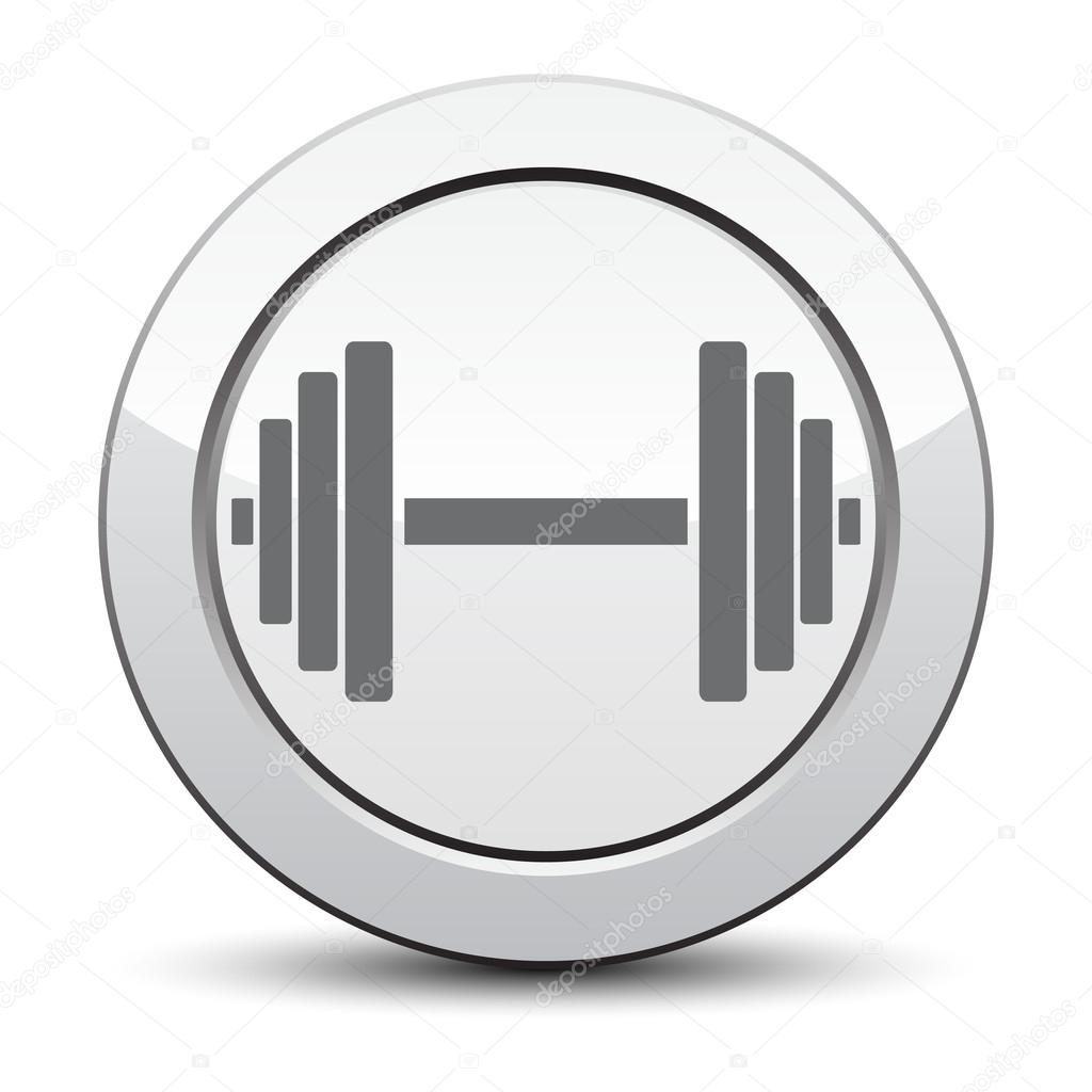 Vector growing graph icon. Infographic chart vector.  silver button