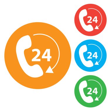 Telefon alıcısı vektör simgesi. telefon simgesi