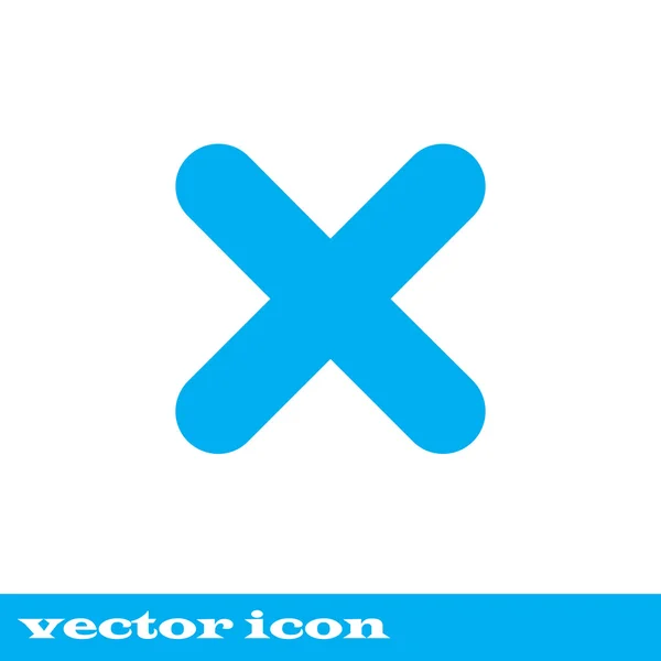 Sin icono. icono azul. eps 10 — Vector de stock