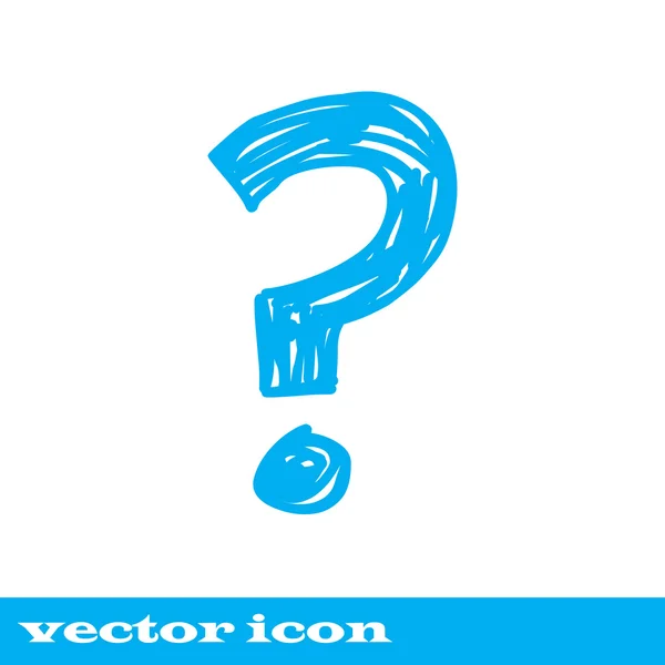 Question mark icon ask sign, — Stock Vector