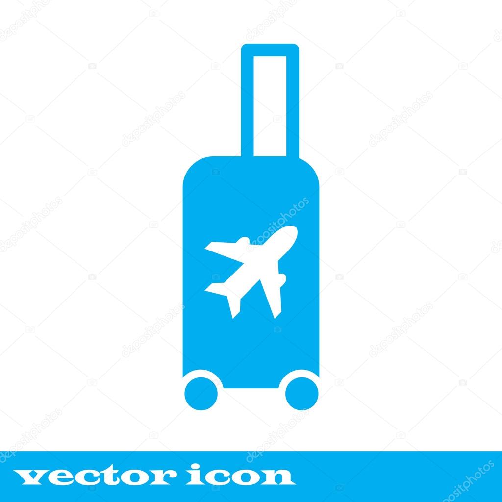 Traveling bag - Vector illustration isolated, 