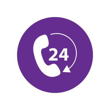 Telefon alıcısı vektör simgesi. telefon simgesi