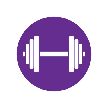 Spor spor malzemeleri. Halter - izole vektör simgesi