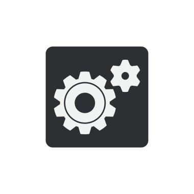 Simge vites. Düz stil. siyah simgesi