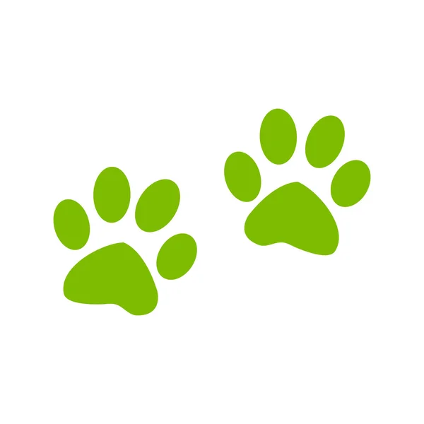 Paw teken pictogram. hond huisdieren stappen symbool. — Stockvector