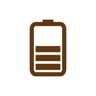 Basit pil simgesi. Pil şarj simgesi