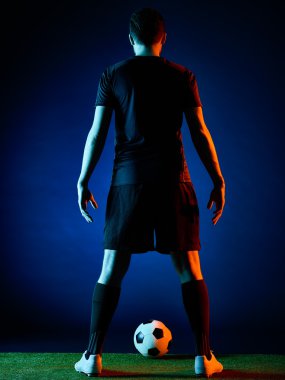 Futbolcu adam izole