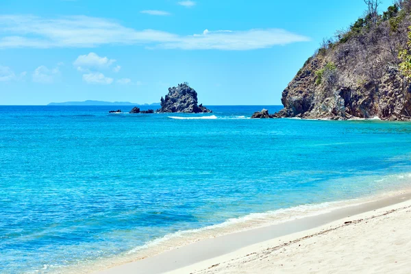 Coron vit sandstrand Palawan Filippinerna — Stockfoto