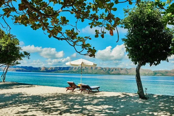 Coron white sand beach Palawan Philippines — Stock Photo, Image